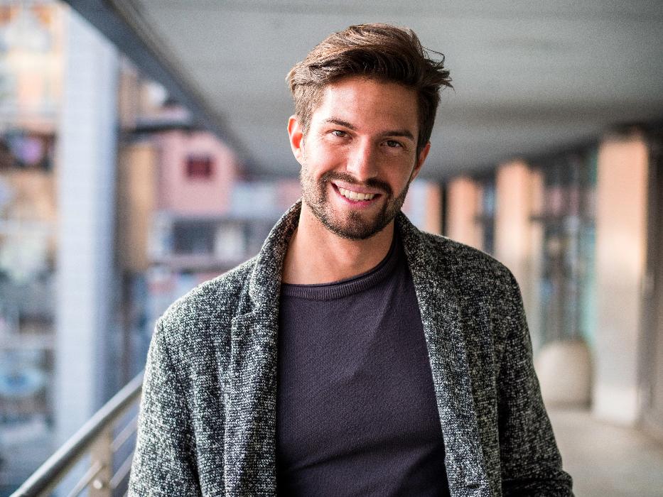 man standing near the booker dentist