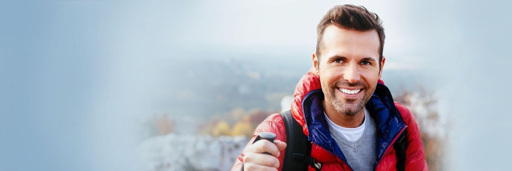 Man with invisalign in flowery branch